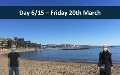 Day 6/15 – Friday 20th March –15 days of Spanish lock down