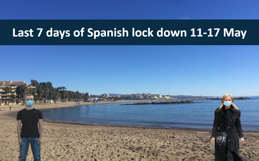 Last 7 days of Spanish lock down 11-17 May